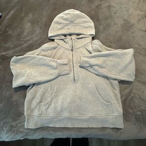 Lululemon Cropped Half Zip Scuba Hoodie